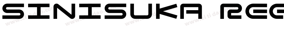 Sinisuka Regular字体转换